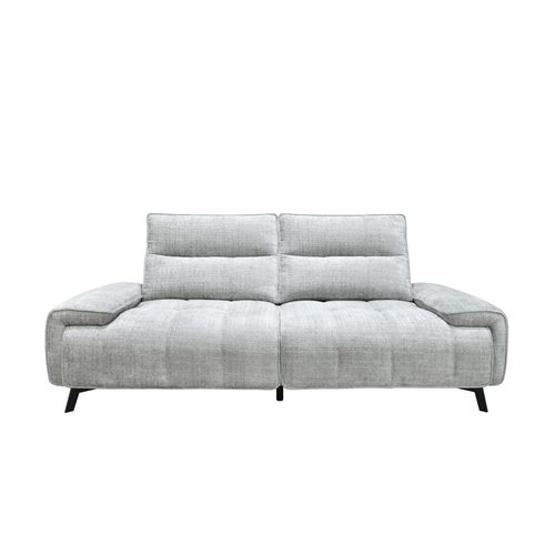 Canapé relax 2 places ALTO tissu gris