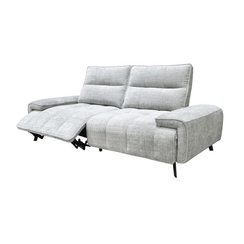 Canapé relax 2 places ALTO tissu gris