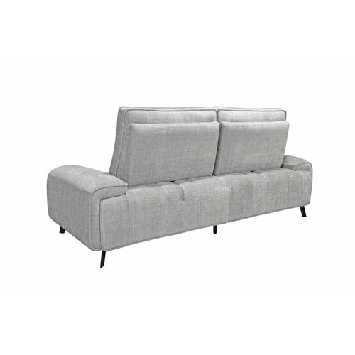 Canapé relax 2 places ALTO tissu gris