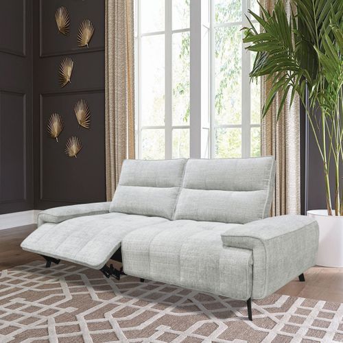 Canapé relax 2 places ALTO tissu galet