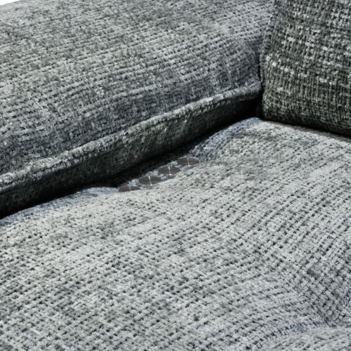 Canapé relax 2 places ALTO tissu graphite