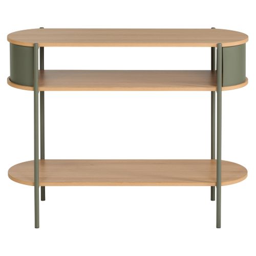 Console L. 100 cm LAETITIA Imitation chêne