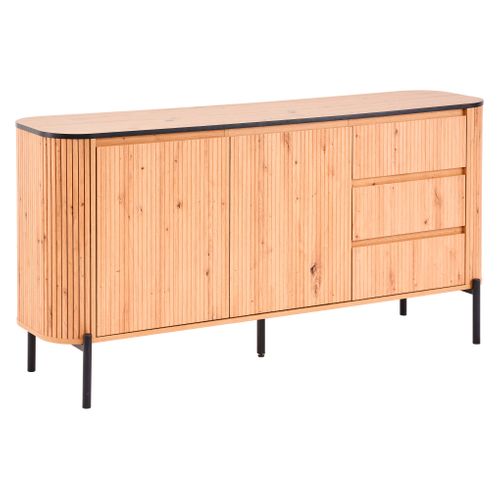 Buffet ADRIAN L.160cm imitation chêne