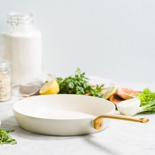 Poêle Crème Evolution 28 Cm En Métal