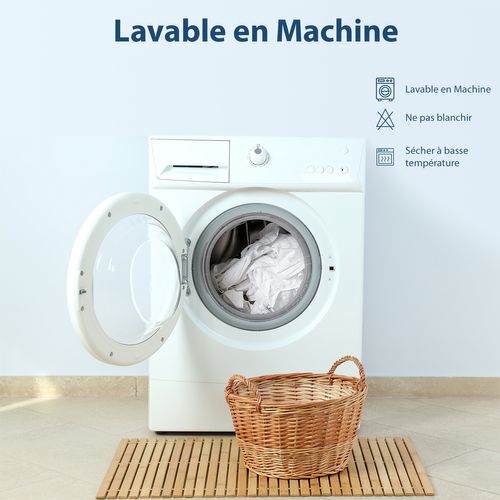 Surmatelas Nuage 150 X 200 Cm En Microfibre