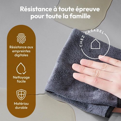 Casabel Poubelle Tri Sélectif 3x20l, Acier Inox Noir, Poubelle 60l Cuisine Rectangulaire à Pédales