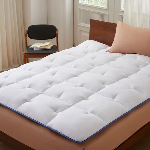 Surmatelas Enveloppant 150 X 200 Cm En Microfibre