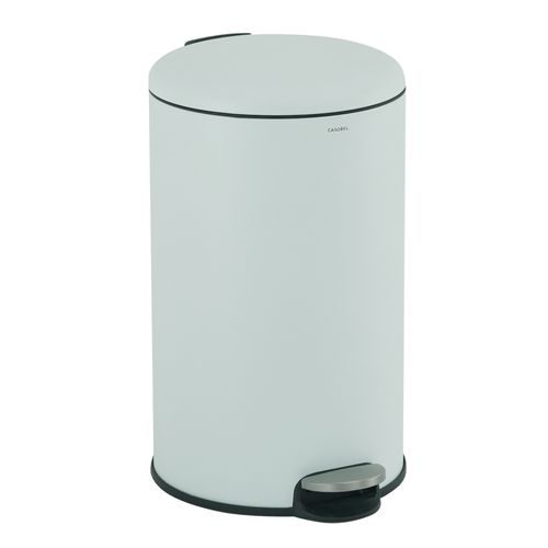 Poubelle 30l - Acier Inoxydable, Pédale Et Couvercle, Vert Menthe