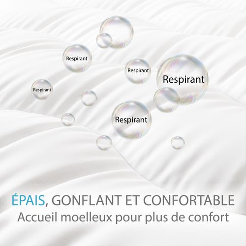 Surmatelas Nuage 80x200 Cm En Microfibre - Confort Optimal - Moelleux, Respirant