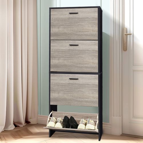 Meuble Rangement Chaussure 24 Paires Pour Entree Couloir