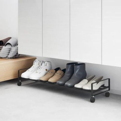 Etagère à Chaussures Sur Roulettes L83,5 Cm