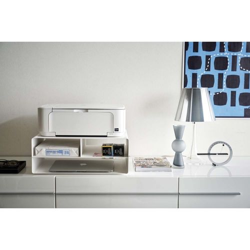 Organisateur De Bureau Tower Printer Blanc
