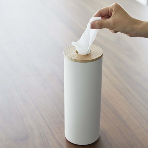 Boîte à Mouchoirs Ronde En Métal Tissue