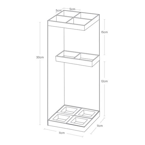 Support Métallique Élégant Pour 4 Parapluies - Smart 6718