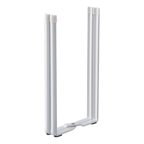 Egouttoir à Bouteilles En Métal Stand Blanc