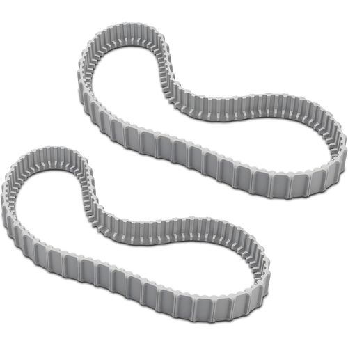 Chenilles De Remplacement Grises (2 Pièces) Pour Dolphin Gamme E Et T - 9983152-r2