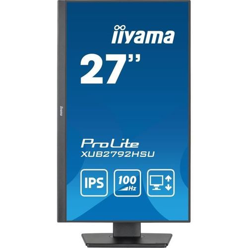 Ecran Pc - Iiyama Prolite Xub2792hsu-b6 - 27 1920x1080 - Dalle Ips - 0,4ms - 100hz - Hdmi / Display