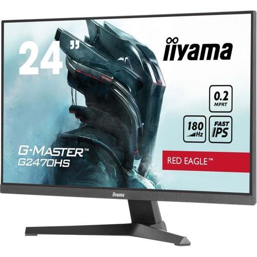 Ecran PC Gamer - 24 - Fhd - 180hz - Dalle Ips - 0,2ms - G2470hs-b1