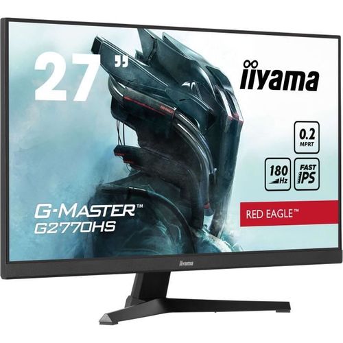 Ecran PC Gamer - 27 - Fhd - 180hz - Dalle Ips - 0,2ms - G2770hs-b1