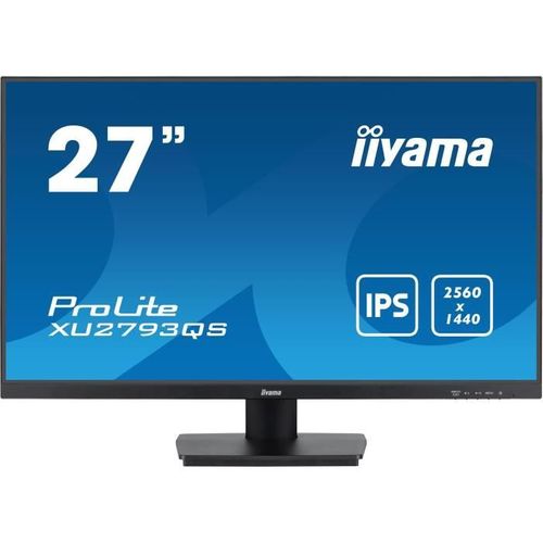 Écran PC - Xu2793qs-b7 - 27 Qhd - Ips - 100hz - 1ms - HDMI/dp - Haut-parleurs - Vesa 100x100 - Noir