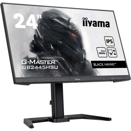 Écran PC - Gb2445hsu-b2 - 23,8 Fhd - Ips - 100hz - 1ms - HDMI/dp/usb Hub - Noir