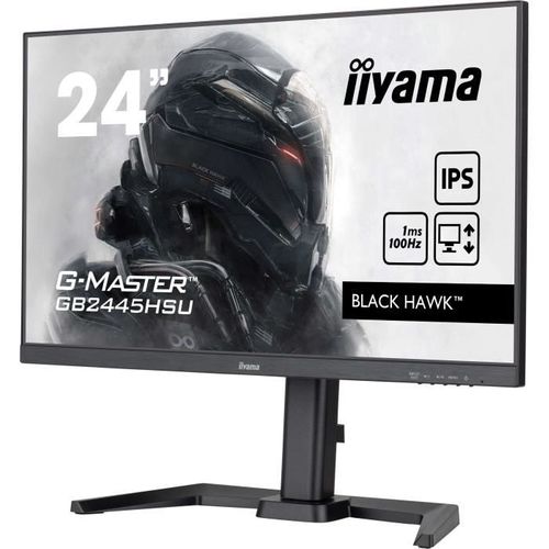Écran PC - Gb2445hsu-b2 - 23,8 Fhd - Ips - 100hz - 1ms - HDMI/dp/usb Hub - Noir