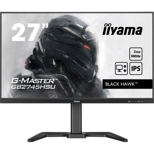 Écran PC - Gb2745hsu-b2 - 27 Fhd - Ips - 100hz - 1ms - HDMI/dp/usb Hub - Noir