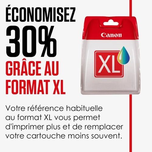 Canon Cartouche D'encre Cl-541 XL Grande Capacité Couleur, Emballage Carton (cl541xl)