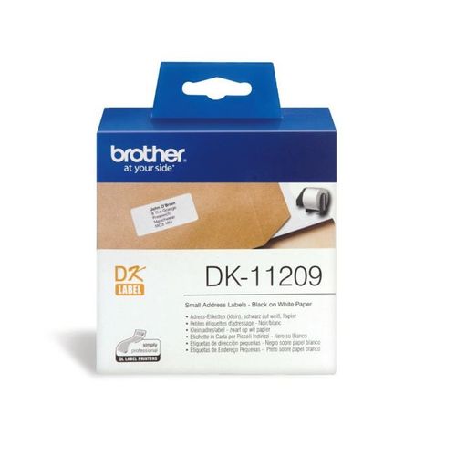 Etiquettes Adresses Brother P-touch Dk-11209 - 29x62mm - 800 Étiquettes