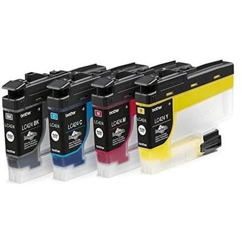 Pack De 4 Cartouches Lc424val Noir, Cyan, Magenta Et Jaune Haute De 750 Pages Dcp-j1200w