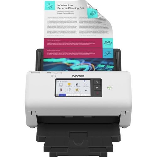 Scanner De Documents Bureautique Recto-verso Ads-4700 - 40 Ppm/80 Ipm - Ethernet - Wi-fi