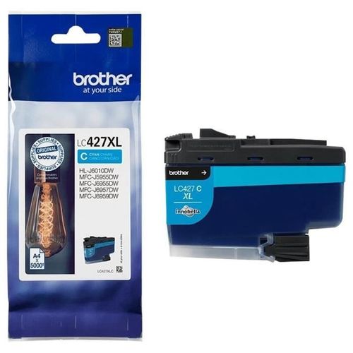Cartouche d'encre Lc427xlc - Brother - Cyan - 5000 Pages - Pour Brother