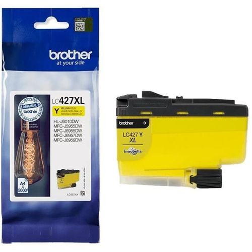 Cartouche D'encre Lc427xly - Brother - Jaune - 5000 Pages - Pour Brother