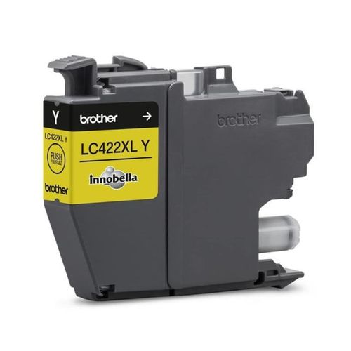 Cartouche Lc422xly - Brother - Jaune - 1500p - Pour Business Smart Mfc-j5340dw - Mfc-j5345dw