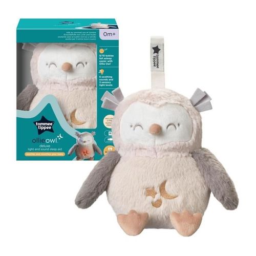 Peluche Veilleuse De Luxe Avec Crysensor, 6 Sons Apaisants, USB, Lavable En Machine,