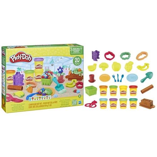 Play-doh Mon Petit Jardin - Coffret De Pâte à Modeler - Dès 3 Ans