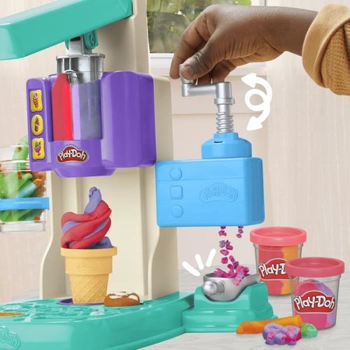 Play-doh Coffret Mes Glaces Arc-en-ciel Avec Pâte à Modeler