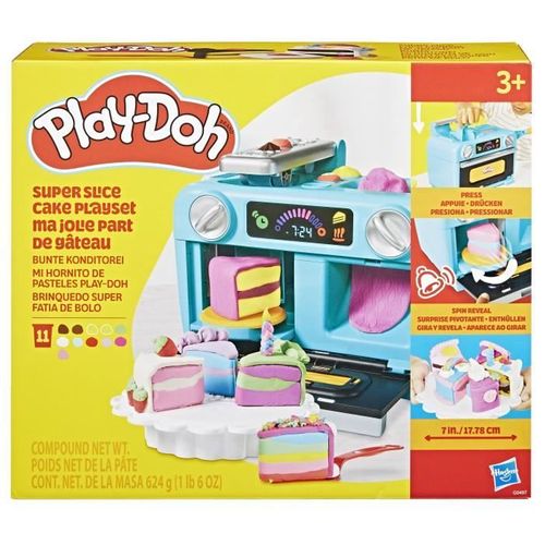 Play-doh Ma Jolie Part De Gâteau, Coffret De Pâte à Modeler