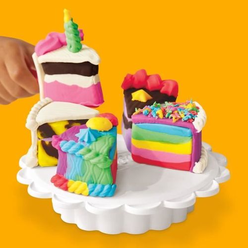 Play-doh Ma Jolie Part De Gâteau, Coffret De Pâte à Modeler