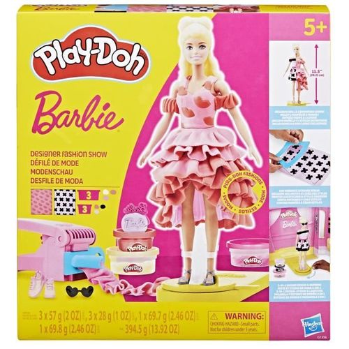Play-doh Barbie Défilé De Mode, Coffret De Pâte à Modeler, Des 5 Ans