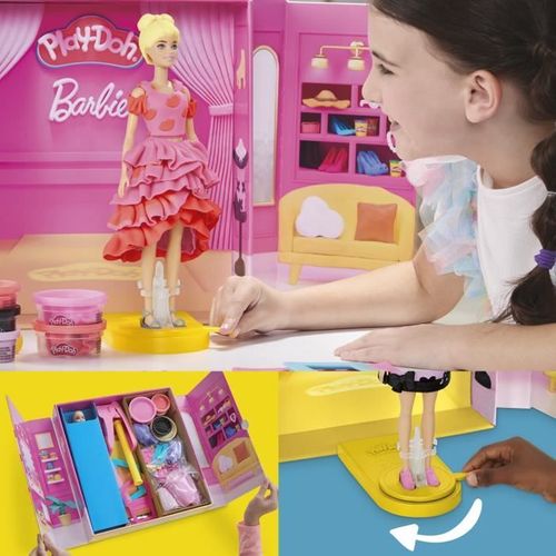 Play-doh Barbie Défilé De Mode, Coffret De Pâte à Modeler, Des 5 Ans