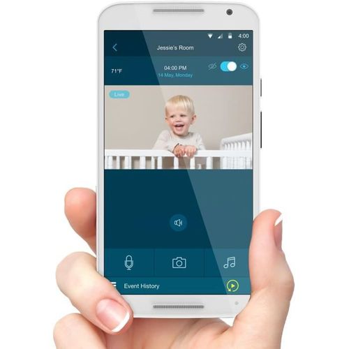 Babyphone Comfort 85 Connect Vidéo Avec Zoom Wi-fi Ecran Couleur 5" Vision Nocturne
