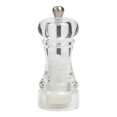 Moulin à Sel Slim Hauteur 10 Cm En Acrylique En Plastique