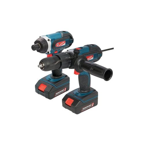 Perceuse Sans Fil Et Visseuse A Chocs 18v Duo Silverstorm