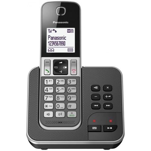 Téléphone Sans Fil Dect Gris Avec Répondeur - Kxtgd320frg