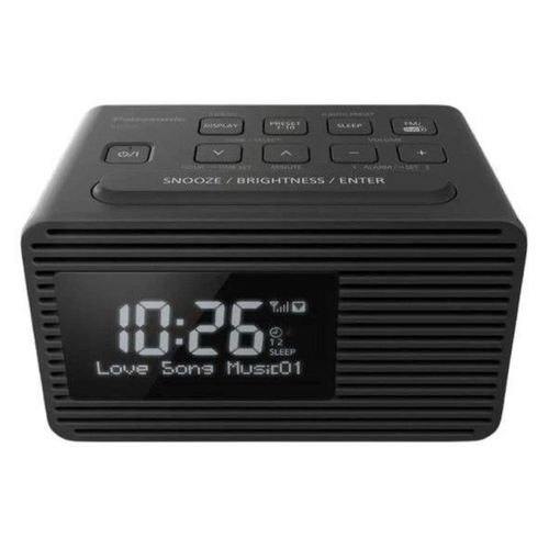Radio Réveil - Rc-d8eg-k - Dab+ - Snooze - Noir