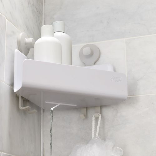 Étagères De Douche D'angle Easystore Avec Miroir Amovible - Lot De 2