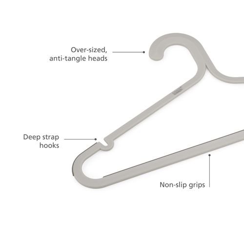 Lot De 5 Cintres Innovants Joseph Joseph Orderly 55003 - Cintres Antidérapants