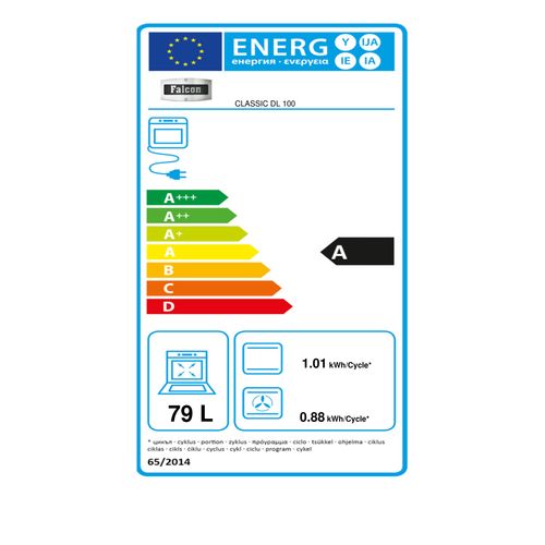 Piano de cuisson FALCON CDL100DFSL/C Mixte 100 gris