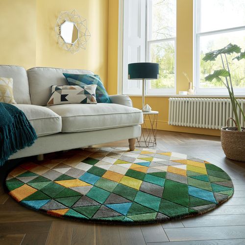 Tapis En Laine Rond Prism - 160x160cm